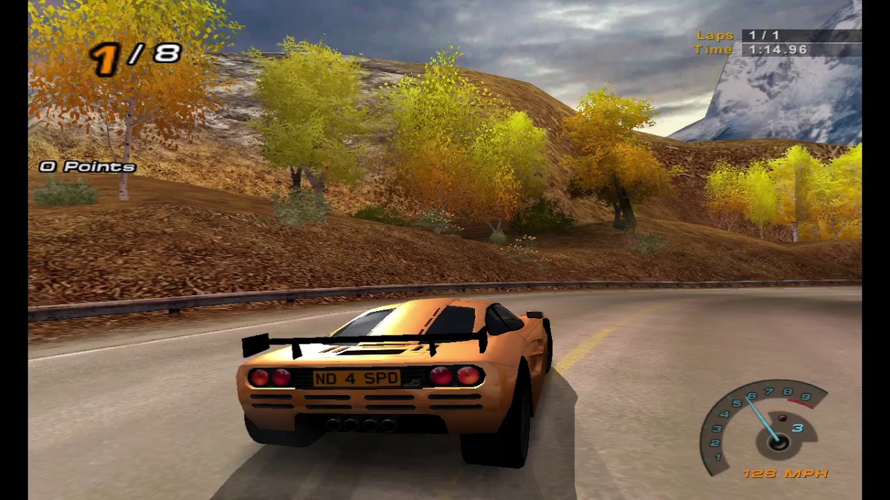McLaren Challenge championship need for speed 6 hot pursuit 2 2002