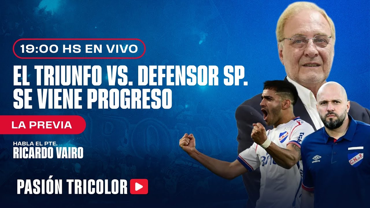 El triunfo Vs Defensor Sp, La Previa Vs Progreso y nota en vivo con el Presidente.