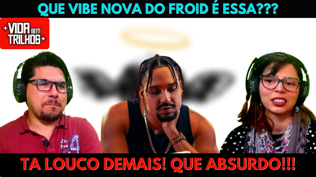 [O QUE FOI ISSO?] Roqueiros Reagindo a RAP - Froid Fantasmas - React Vida Sem Trilhos