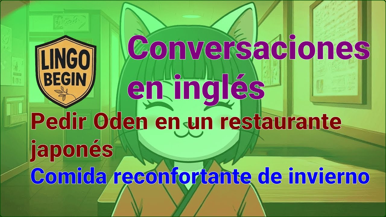 Conversaciones en inglés | Pedir Oden | Comida reconfortante de invierno #audiolibro #principiantes