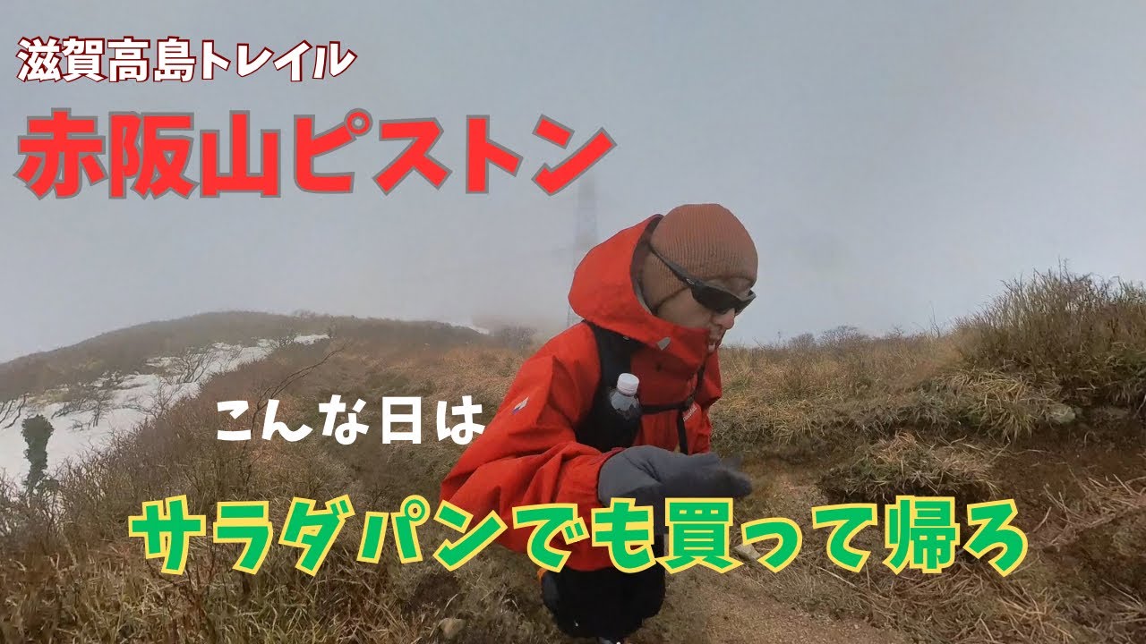 【残雪登山】天気予報に騙された! 高島トレイル 赤坂山