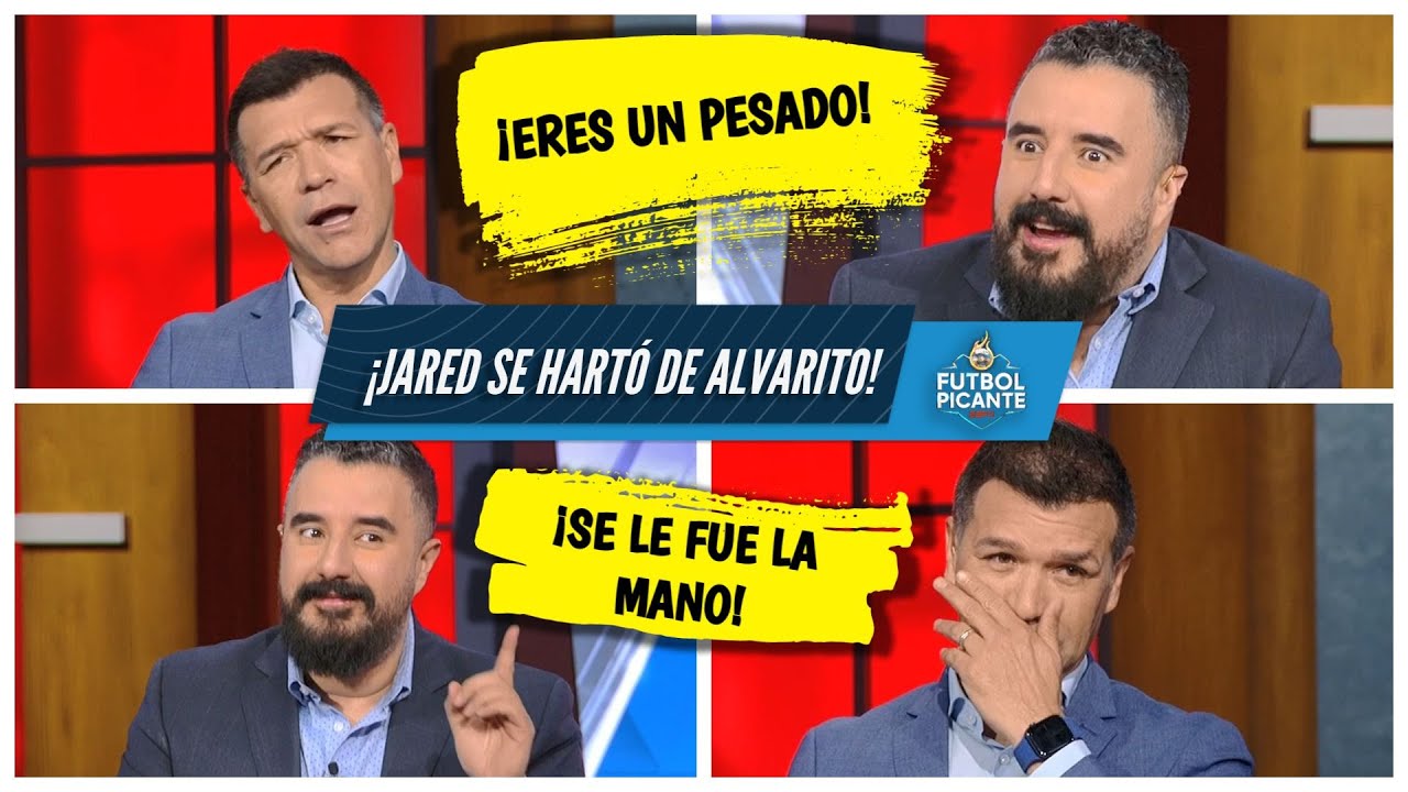 SALTARON CHISPAS Álvaro Morales le hizo perder la paciencia y los cabales a Jared | Futbol Picante