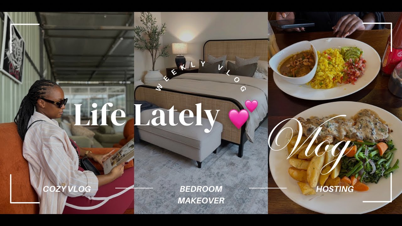 Life Lately Vlog 🌸 Cozy Bedroom Makeover + Hosting My Girlies