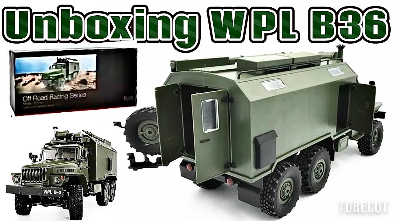 Unboxing the WPL B36 Ural RTR (newest version)