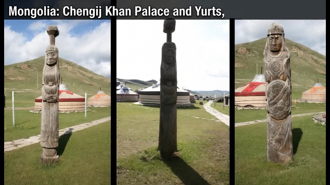 Mongolia: Chengiz Khan Palace and Yurts, Ulaanbaatar, Mongolia Part 5
