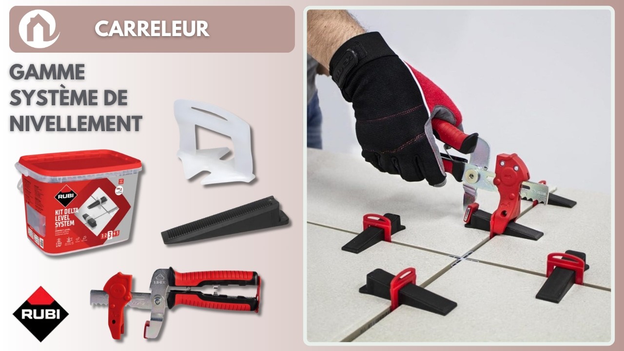 Système de nivellement pour carrelage Delta Level System Rubi