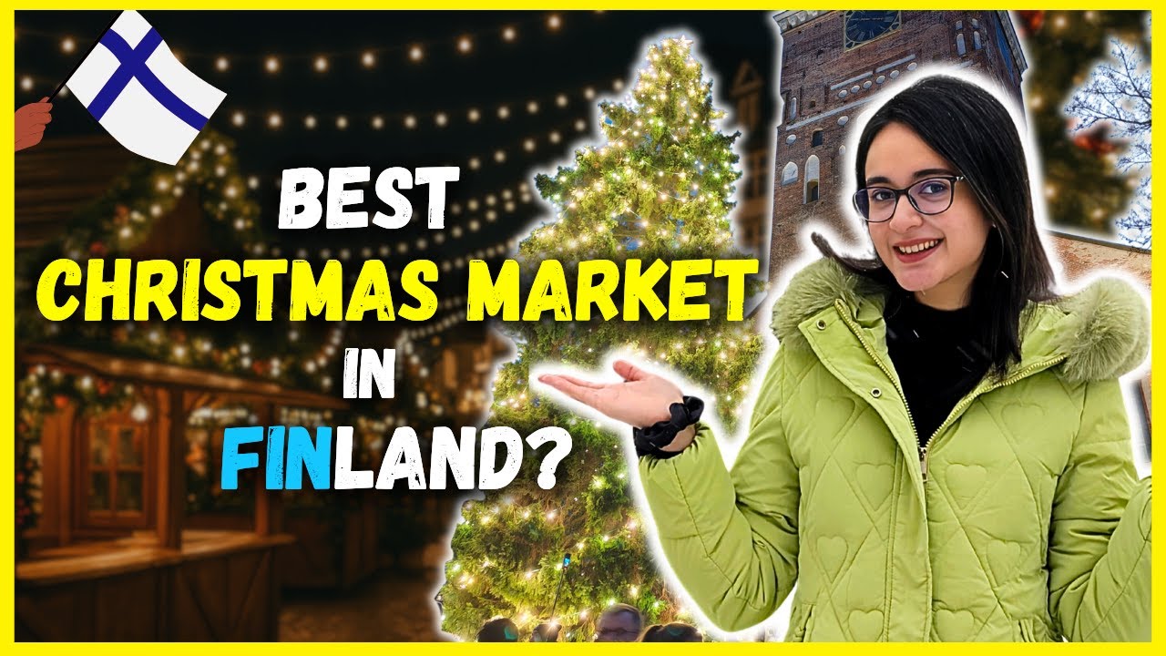 PAKISTANI STUDENT Exploring Turku Christmas Market | Tree Lighting Festival | Life in Finland