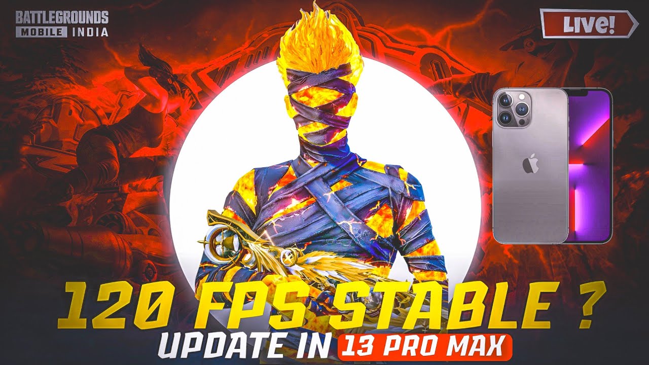 I PHONE 13 PRO MAX 120FPS PERFORMENCE TEST AFTER 1 YEAR😲/ BGMI LIVE STREAMING  #bgmilive #bgmi
