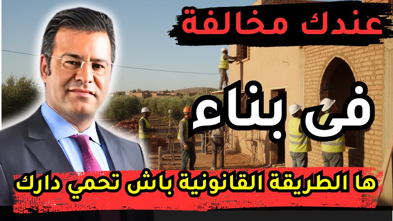 عندك مخالفة فى بناء؟ 🏠 ها كيفاش خاصك دير وتحفظ دارك