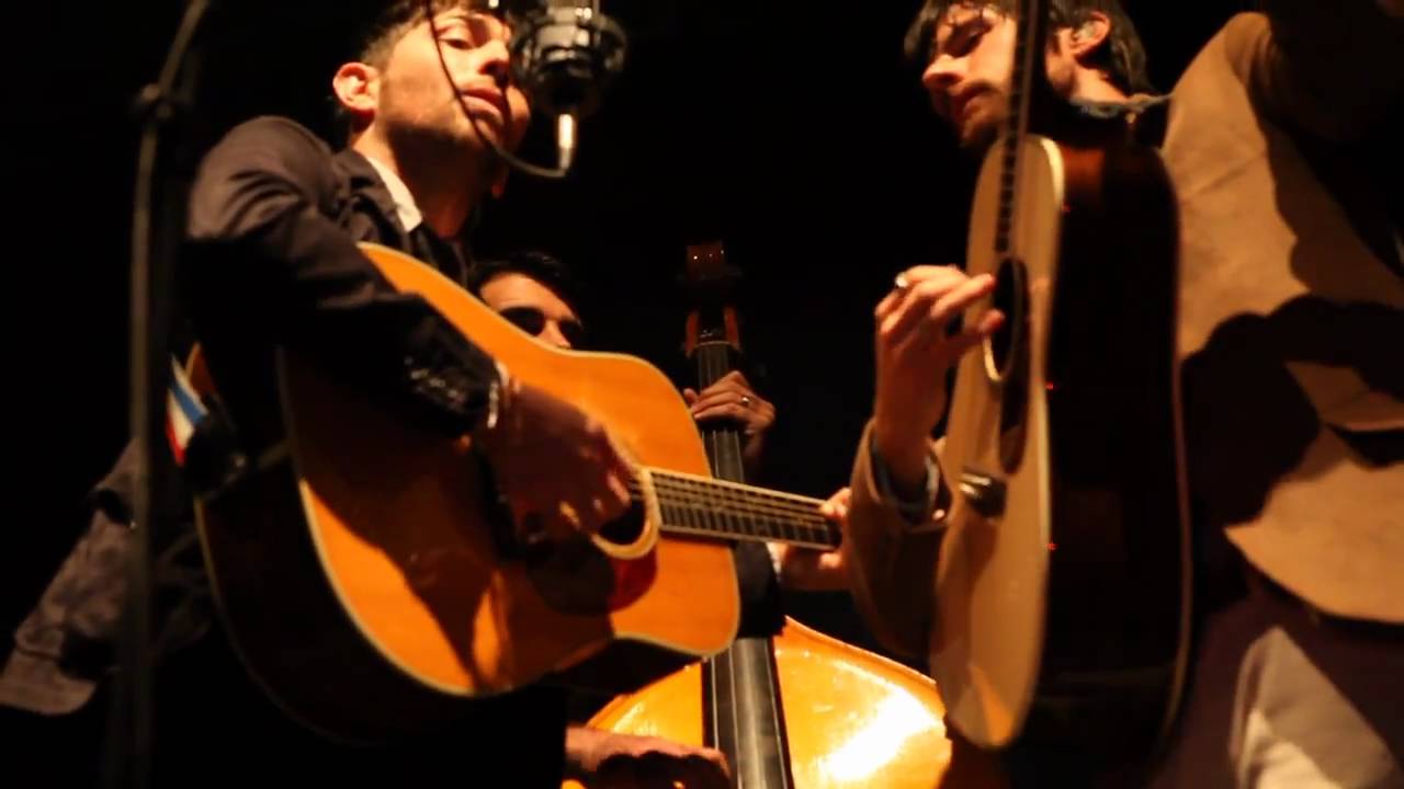 The Avett Brothers in Charlotte, sing, Back Home Again by John Denver