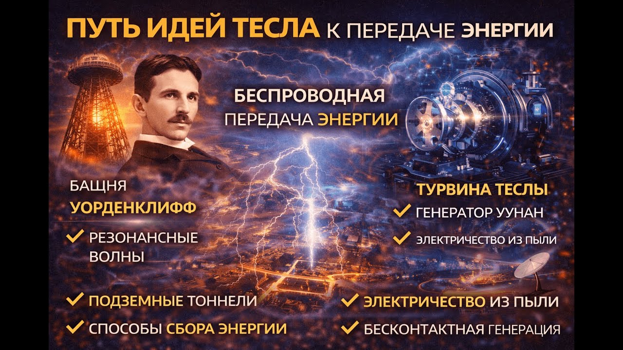 Турбина Теслы возвращается: Как ученые получили 800 Вольт из воздуха и пыли?