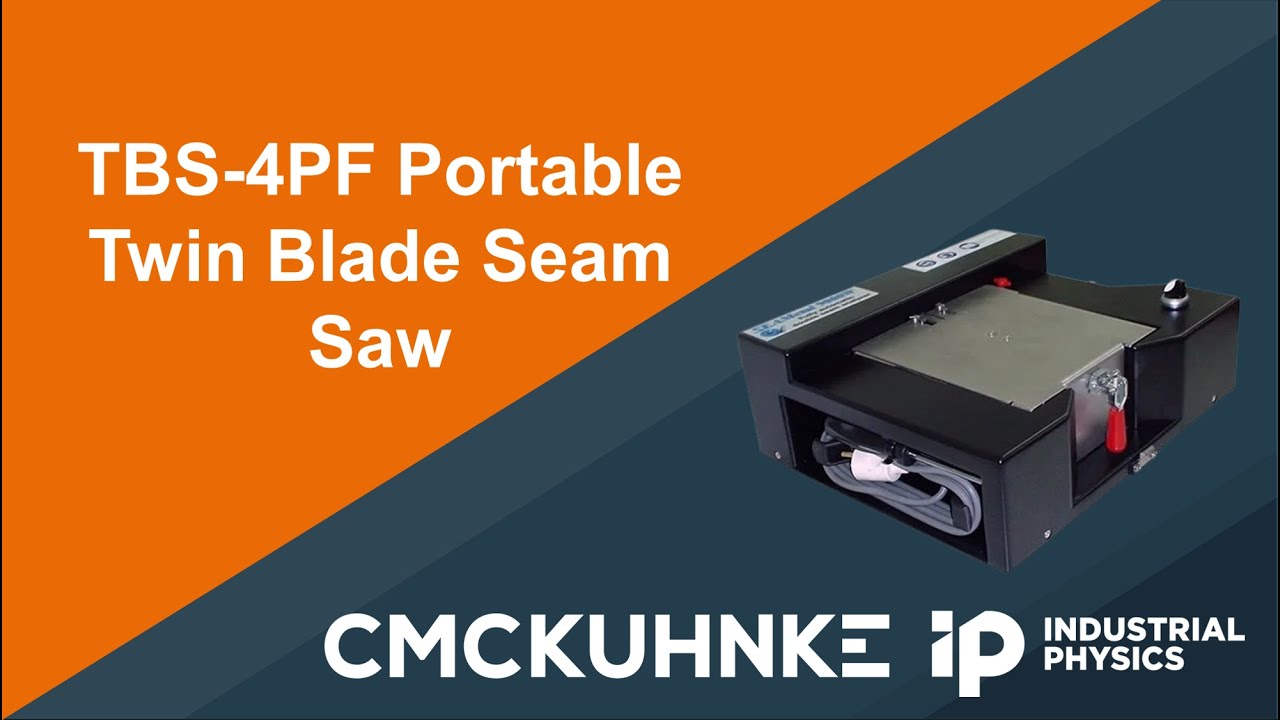 CMC-KUHNKE QbyV TBS-4PF Portable Twin Blade Seam Saw