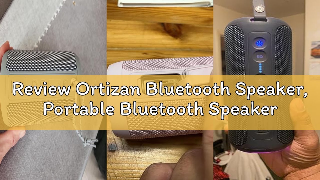 Review Ortizan Bluetooth Speaker, Portable Bluetooth Speaker, 40W Speakers Bluetooth Wireless with L