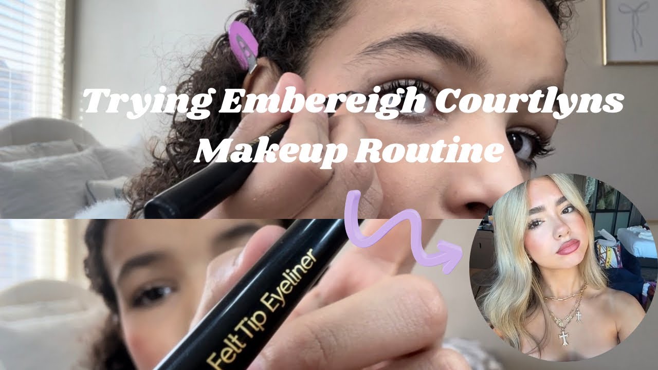 Trying Embereigh Courtlyns Makeup Routine! *It was a Fail*