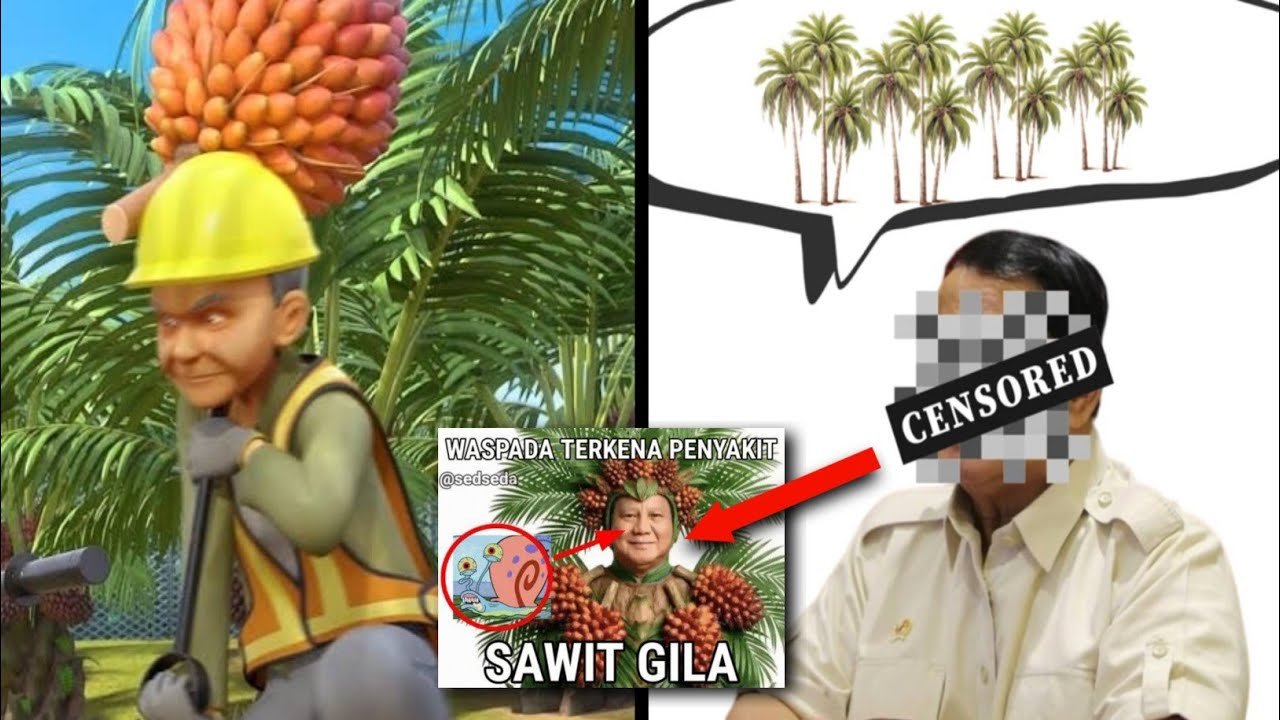 Upin Ipin Episode Nyindir Sawit Prabowo Indonesia...😱😂