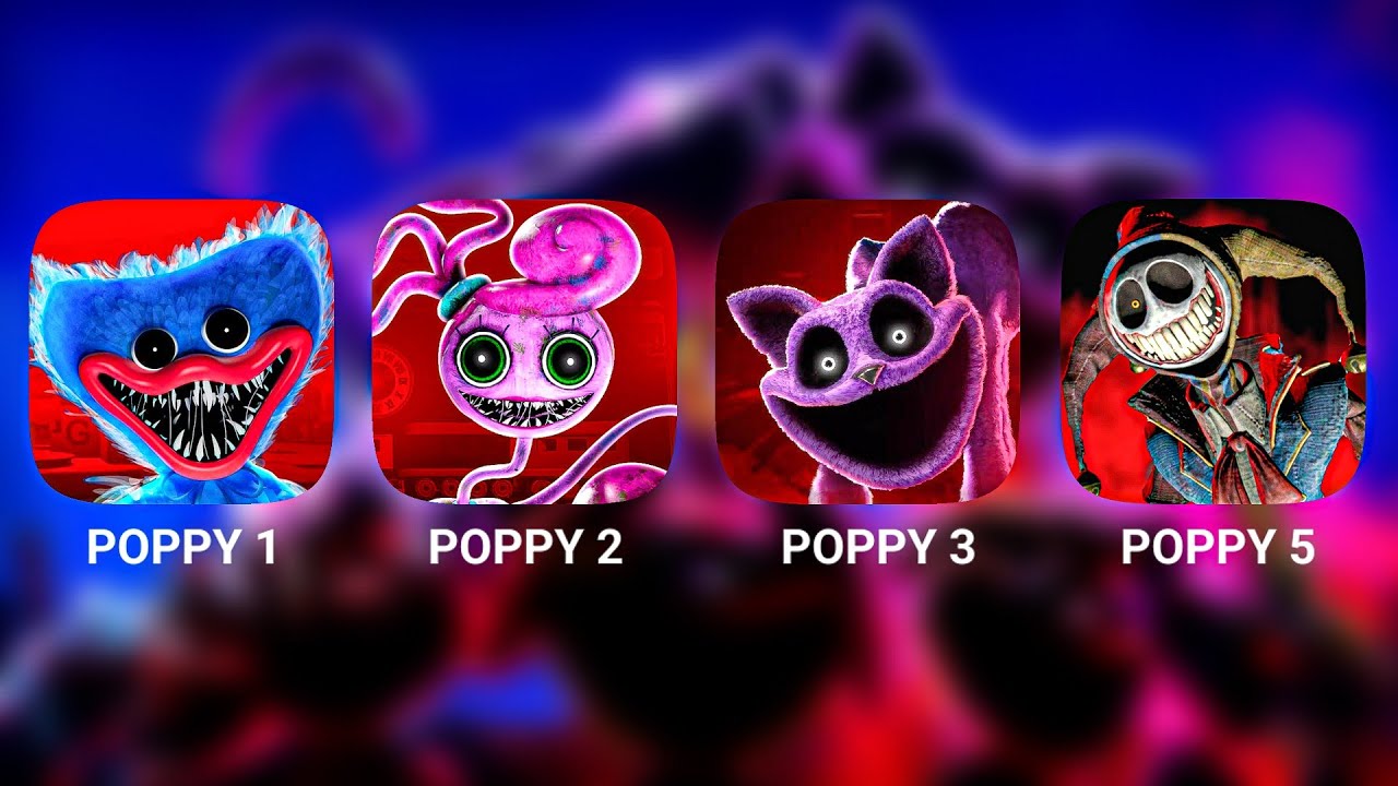 Poppy Playtime Chapter 1, 2, 3 & 5 Mobile Full Gameplay Ending | Poppy 5 New Ending | Poppy 5 Mobile