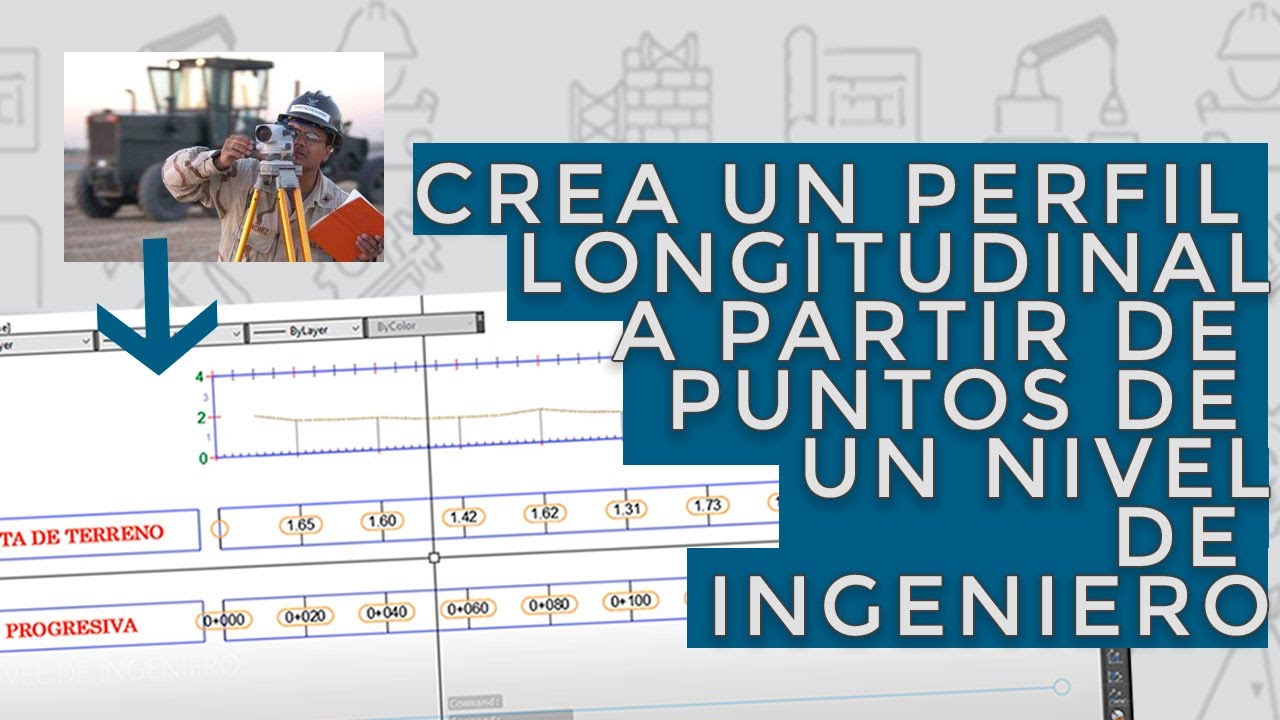¿CÓMO CREAR UN PERFIL LONGITUDINAL A PARTIR DE LOS PUNTOS DE UN NIVEL DE INGENIERO?