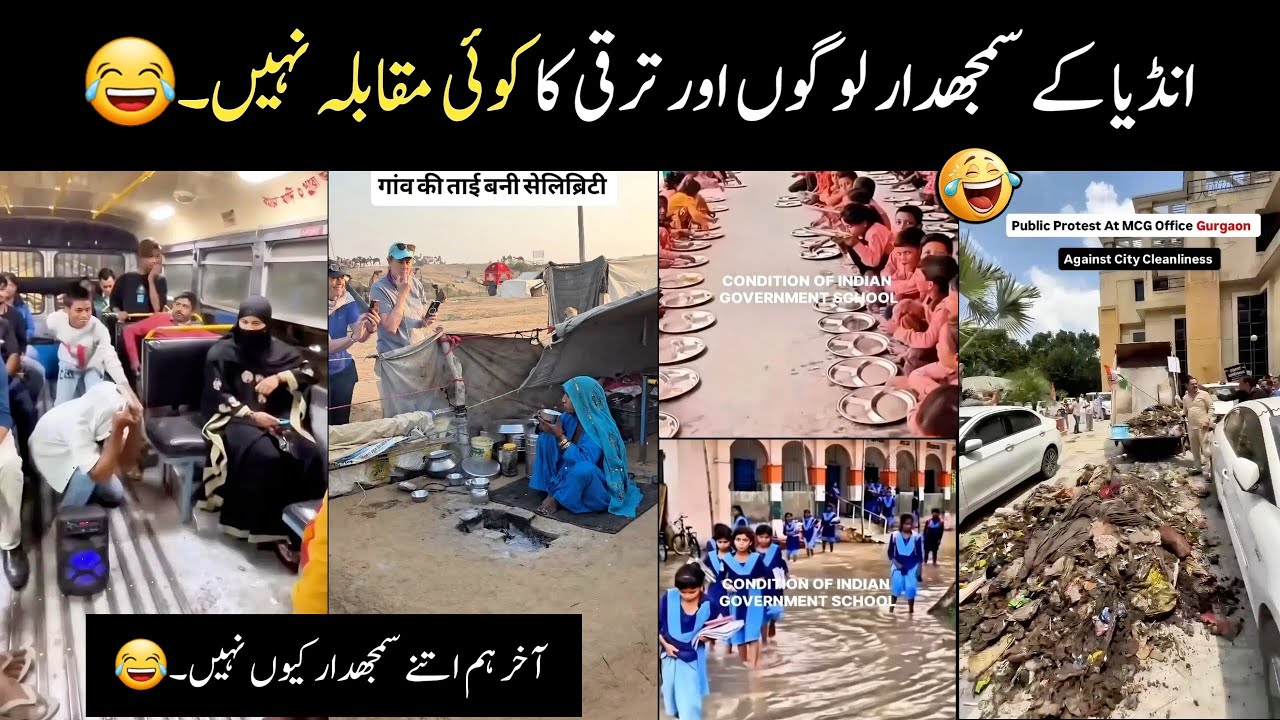 Indian media's funny reaction on Indian Civic Sense and Compassion😅😂||Funny videos, Try Not to Laugh