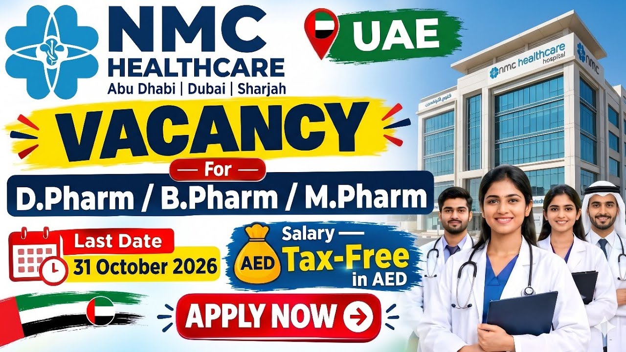 NMC Healthcare UAE Pharmacist Recruitment 2026: Apply Online