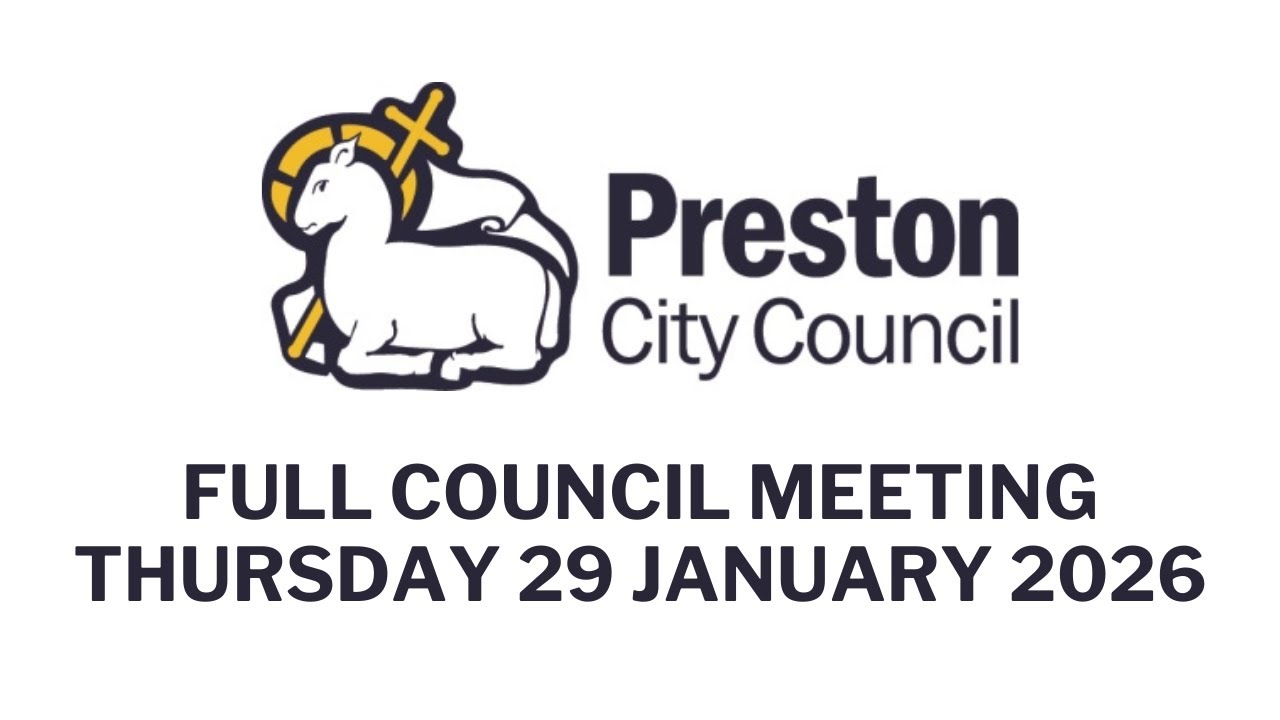 Preston City Council, full council meeting Thursday 29 January 2026