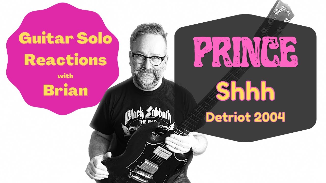 GUITAR SOLO REACTIONS ~ PRINCE ~ Shhh ~ Detroit 2004