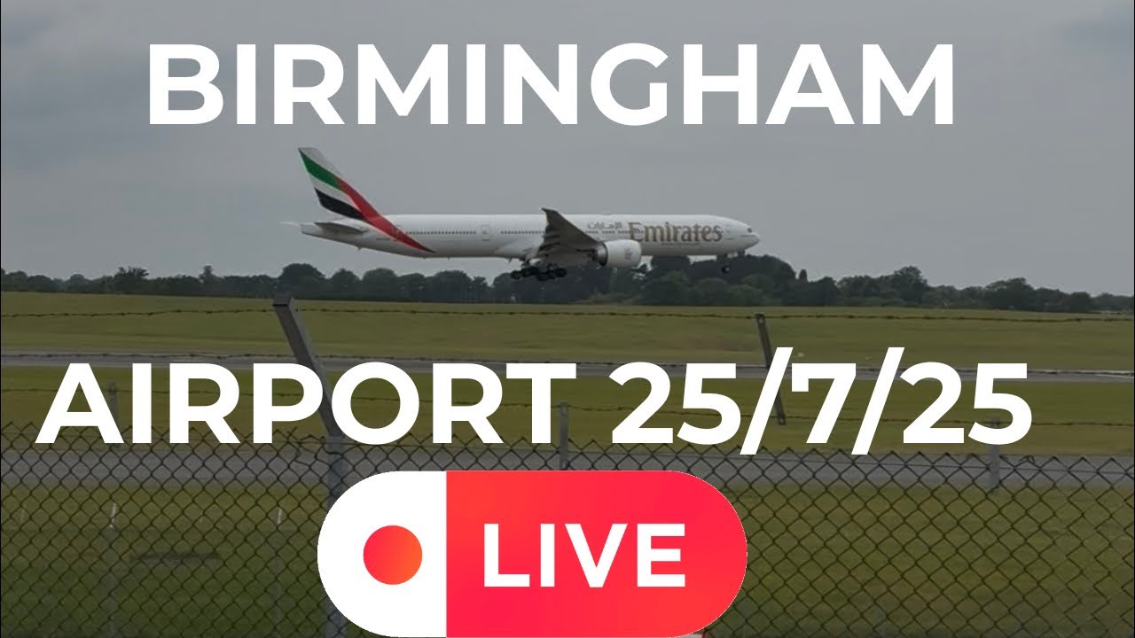 RLAVIATION is live Birmingham airport BHX