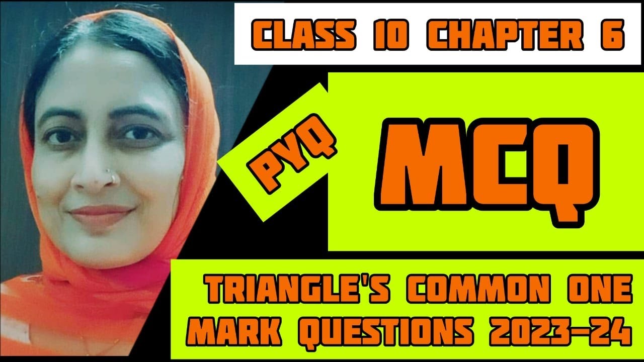 MCQs Class10 maths Chapter 6 Triangles |One mark Questions triangles Class 10 Math| SEBA board|CBSE