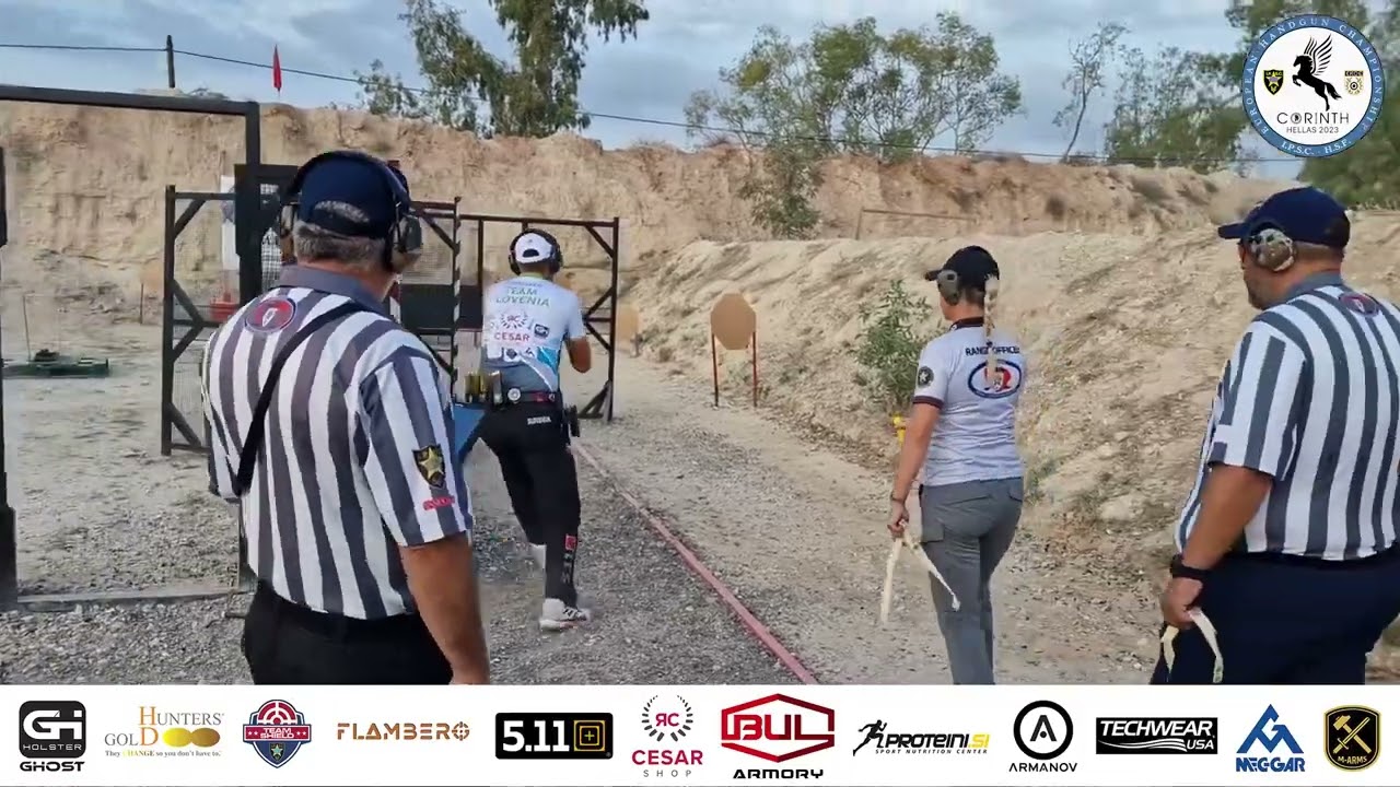 European championship IPSC 2023 day 1 stages 1-6 Robert Cernigoj |Classic division
