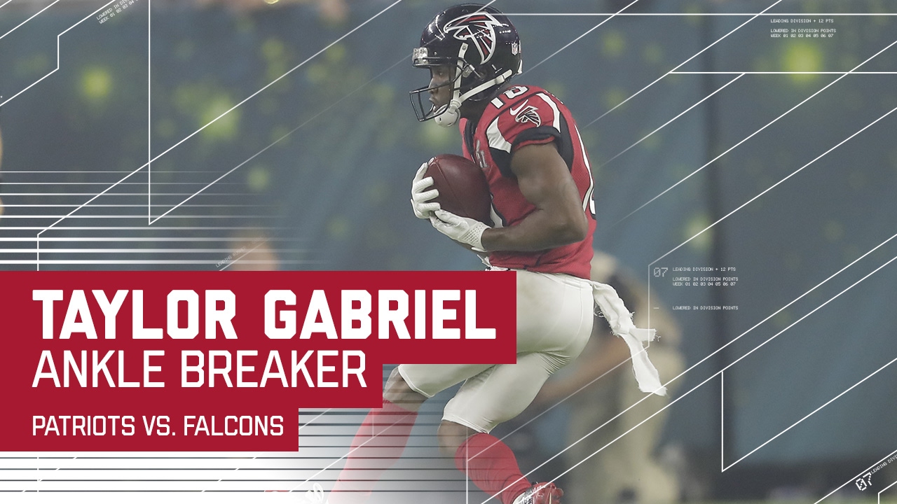 Taylor Gabriel Ankle Breaking Big Catch! | Patriots vs. Falcons | Super Bowl LI Highlights