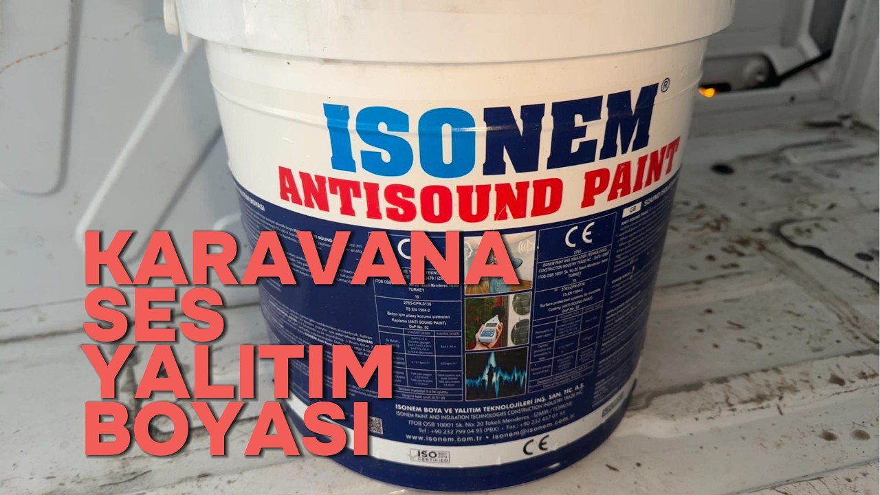 KARAVANA SES YALITIM BOYASI II BU YÖNTEMİ DAHA ÖNCE HİÇ GÖRMEDİNİZ