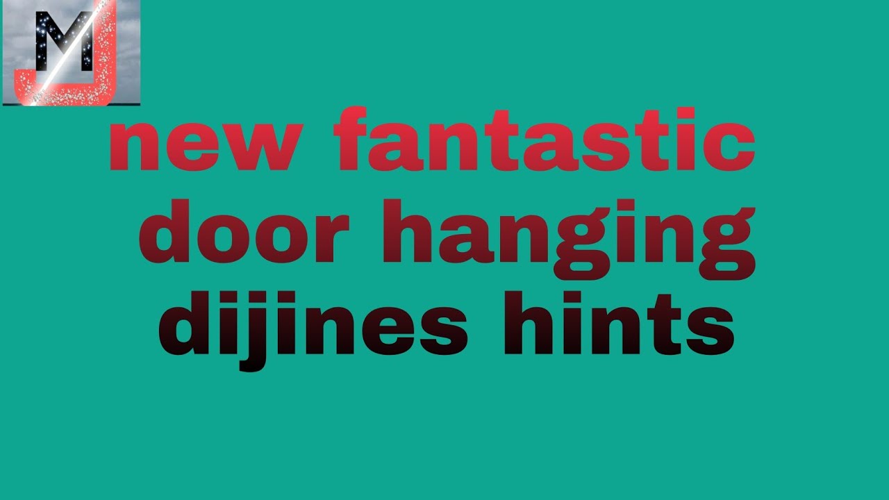 new door hanging (get less, get jhalar)dijines hints#by jyotimaking#