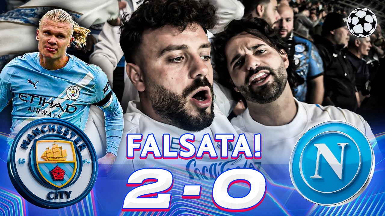 🥵 FALSATA!!! MANCHESTER CITY 2-0 NAPOLI | LIVE REACTION NAPOLETANI ETHIAD STADIUM HD