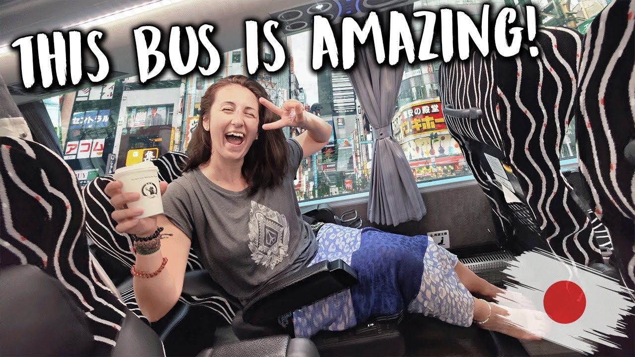 $40 LUXURY BUS IN JAPAN 🇯🇵 Tokyo to Kyoto