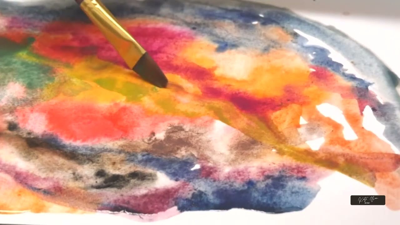 Abstract Painting For Beginners | Intuitive Abstract Art - Learn To Paint Contemporary Art - 