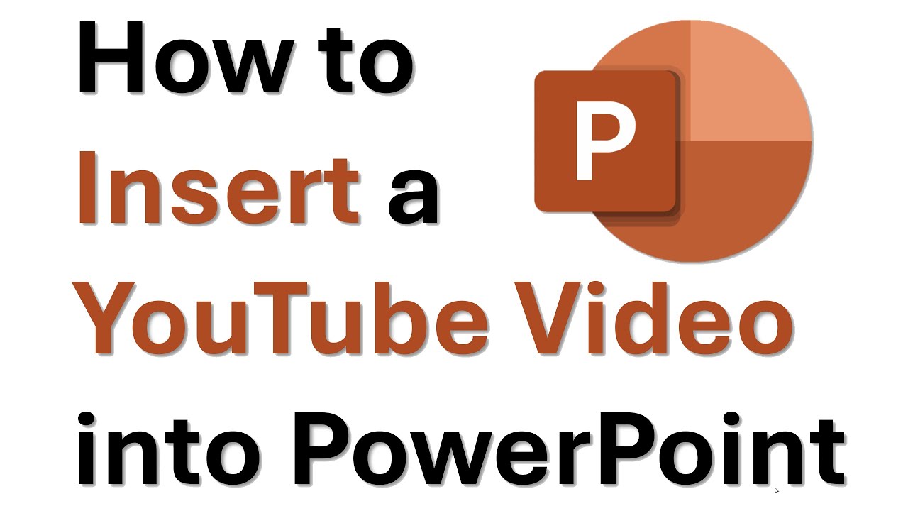 How to insert a YouTube video into PowerPoint