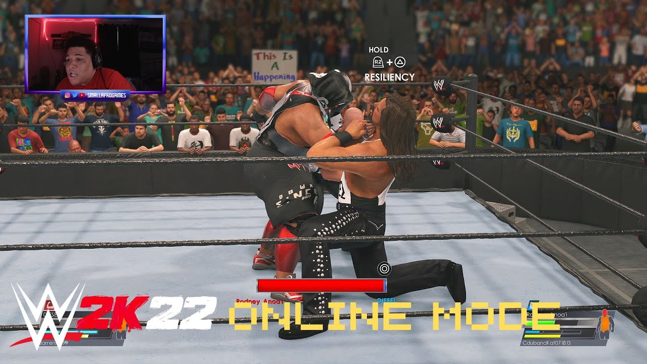 THE MOST ANNOYING CUSTOM CHARACTER OF ALL TIME - WWE 2K22 Online