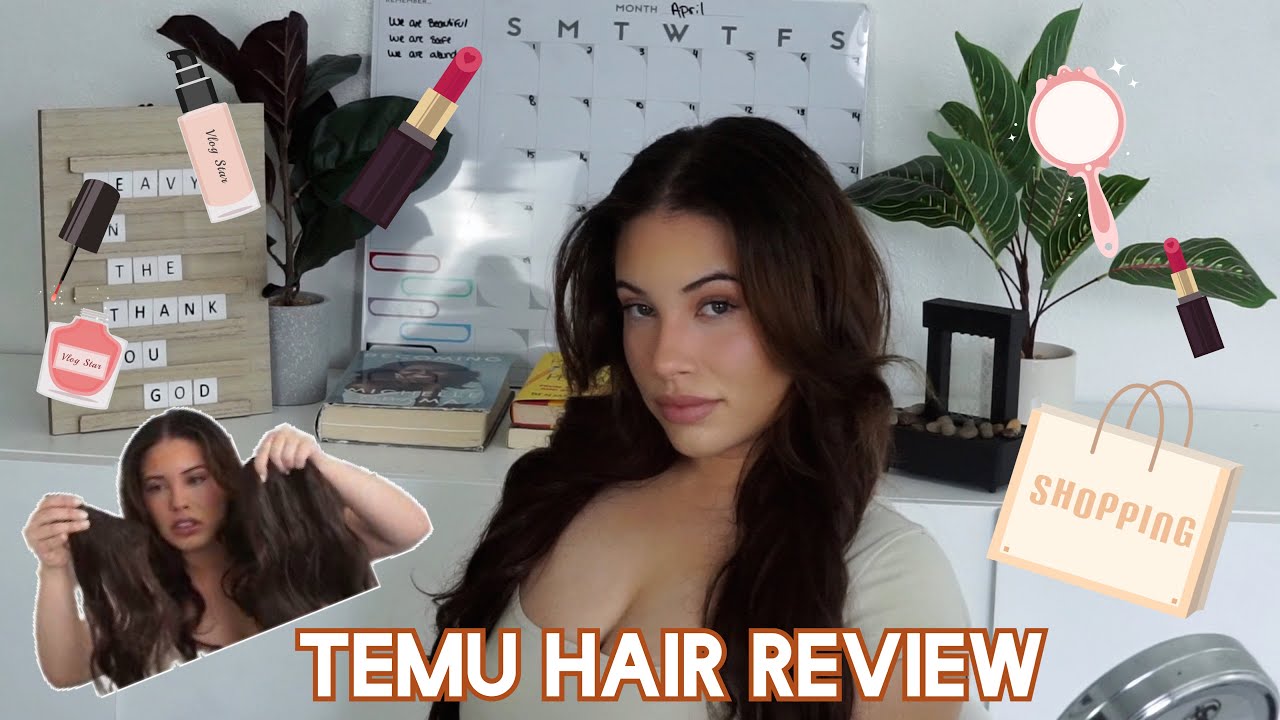 $10 clip-ins from TEMU | TEMU hair review