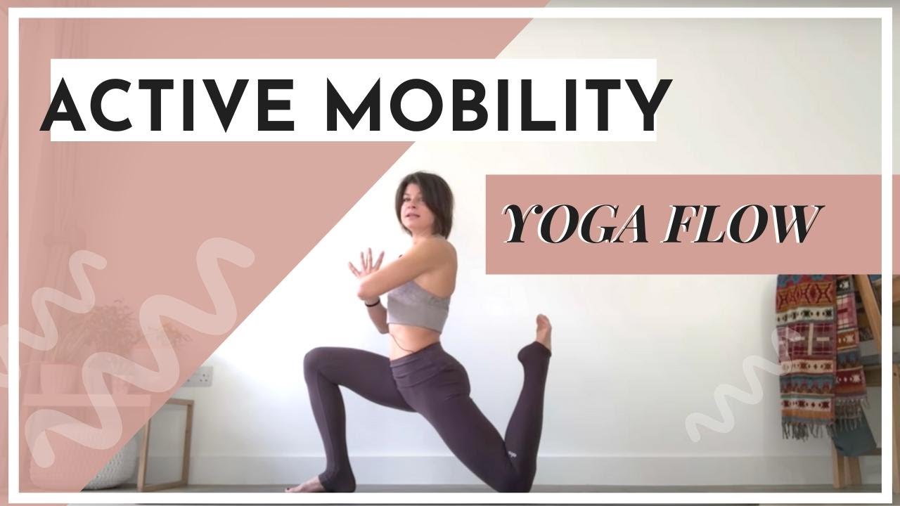 Active Range of Motion Yoga Flow • Core, glutes, and legs strength