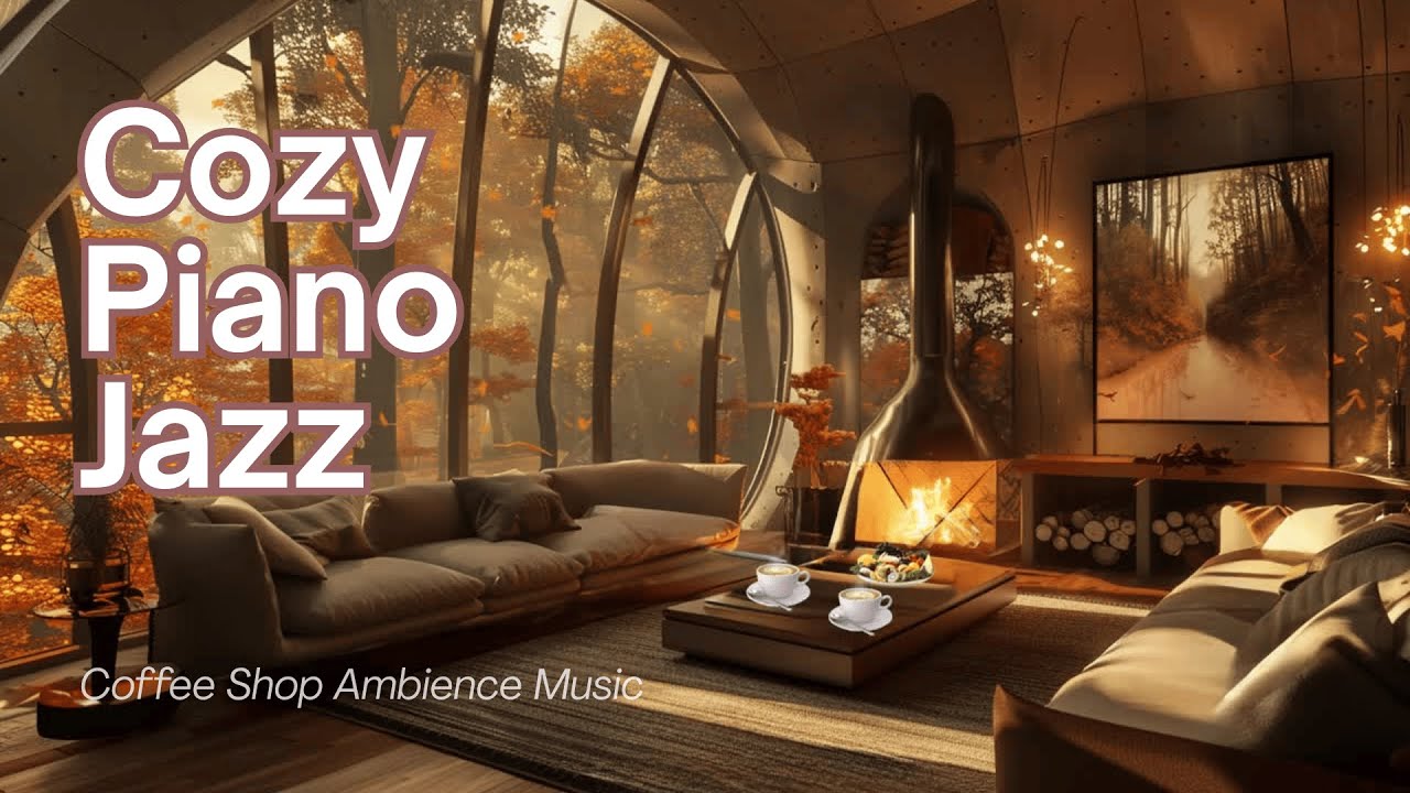 Cozy Piano Jazz ☕ Coffee Shop Ambience Music for Work & Study | Low Volume Background Music
