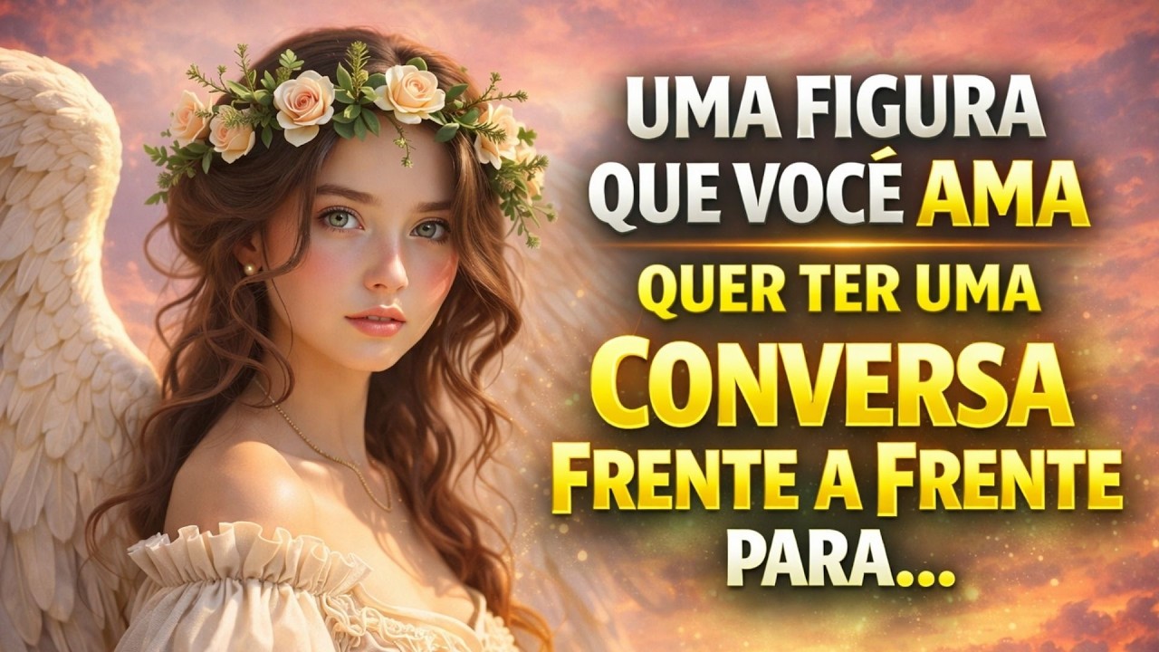 UMA FIGURA QUE VOCÊ AMA QUER TER UMA CONVERSA FRENTE A FRENTE PARA…