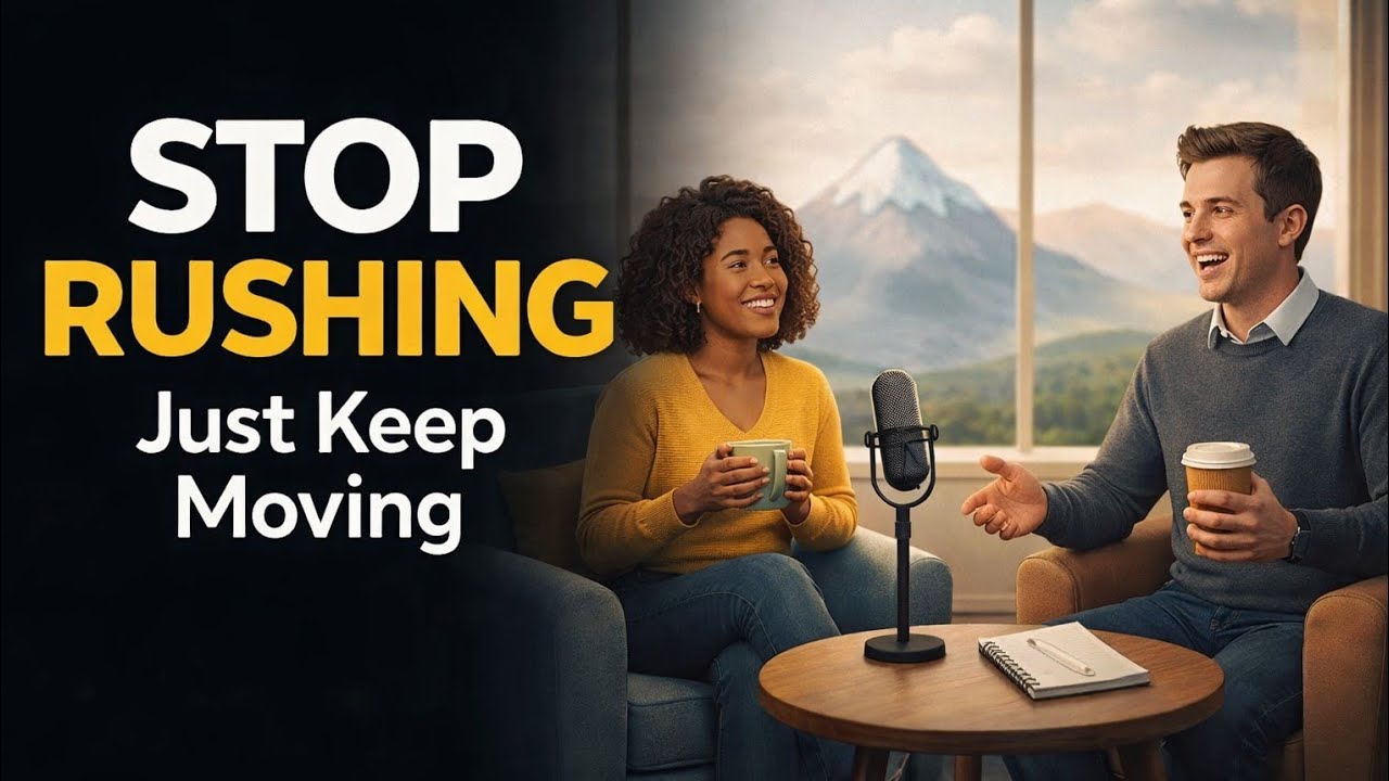 Stop Rushing in Life | Just Keep Moving Forward (Motivational Podcast)