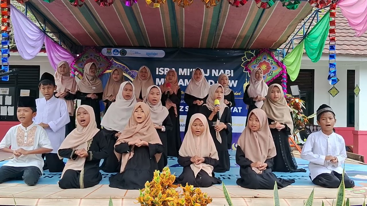 HABIBI YA MUHAMMAD, KELAS 4 #sdncicayur02 #isramiraj #fypシ