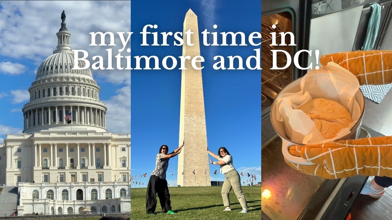 i hit the griddy at the washington monument | baltimore & dc vlog!!