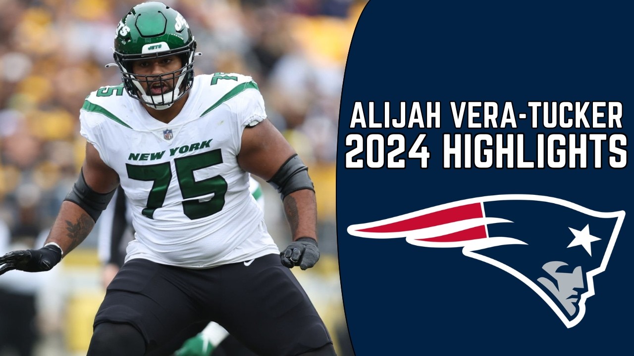 Alijah Vera-Tucker Highlights 🔥 | Welcome to the Patriots