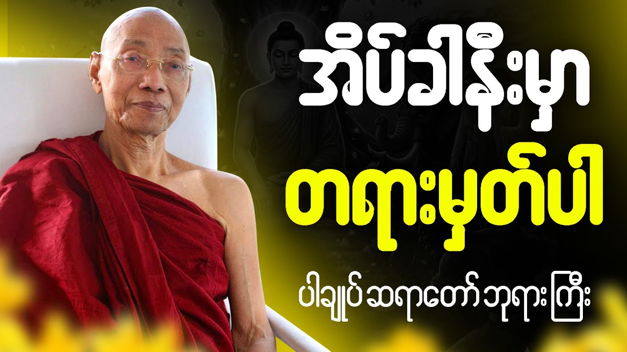 ညစဥ်ဖွင့်၍ တရားမှတ်ရင်း အိပ်စက်အနားယူပါ 🙏  #ပါချုပ်ဆရာတော်ကြီး #တရားတော် #ညတရား 🌷🙏