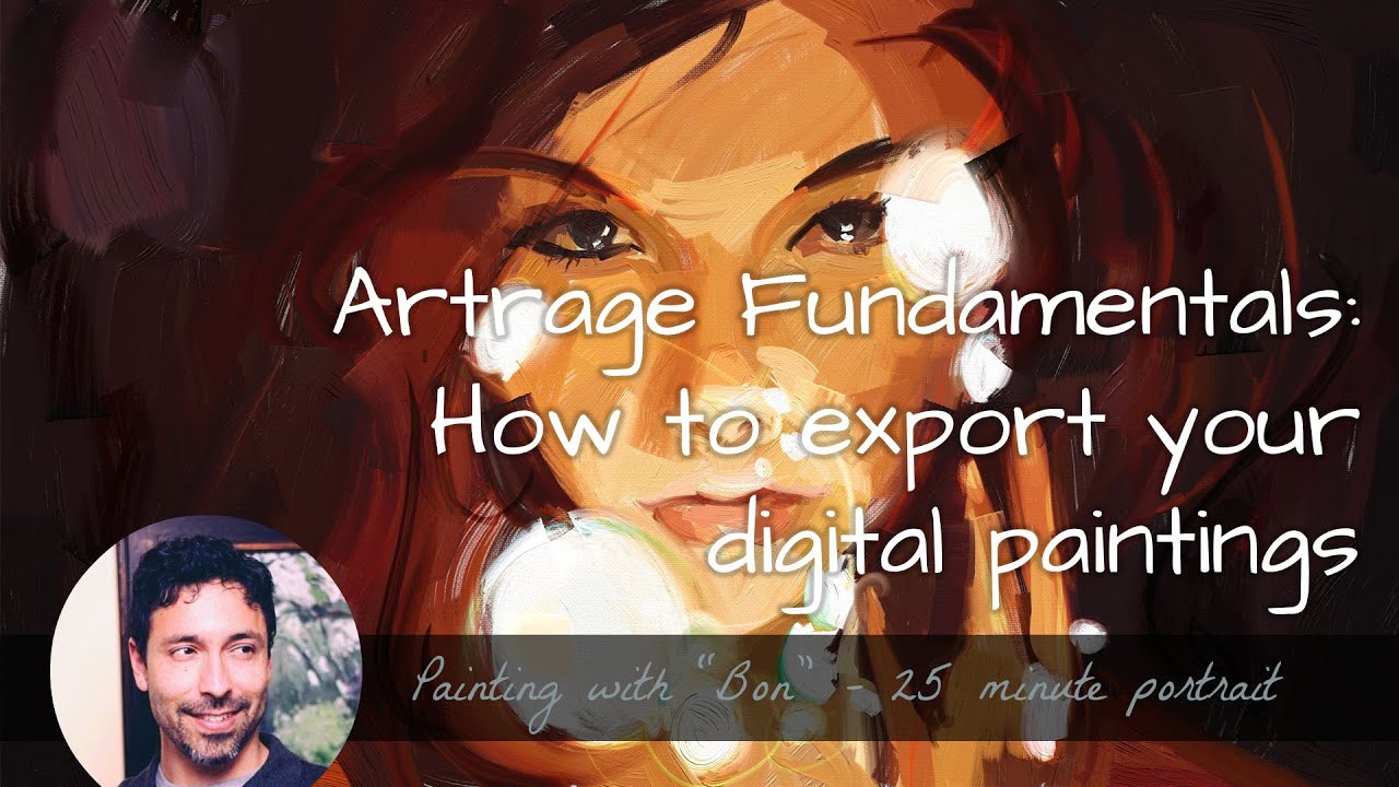 Artrage Fundamentals Part 7: How to Export your Digital Paintings for Social Media and More