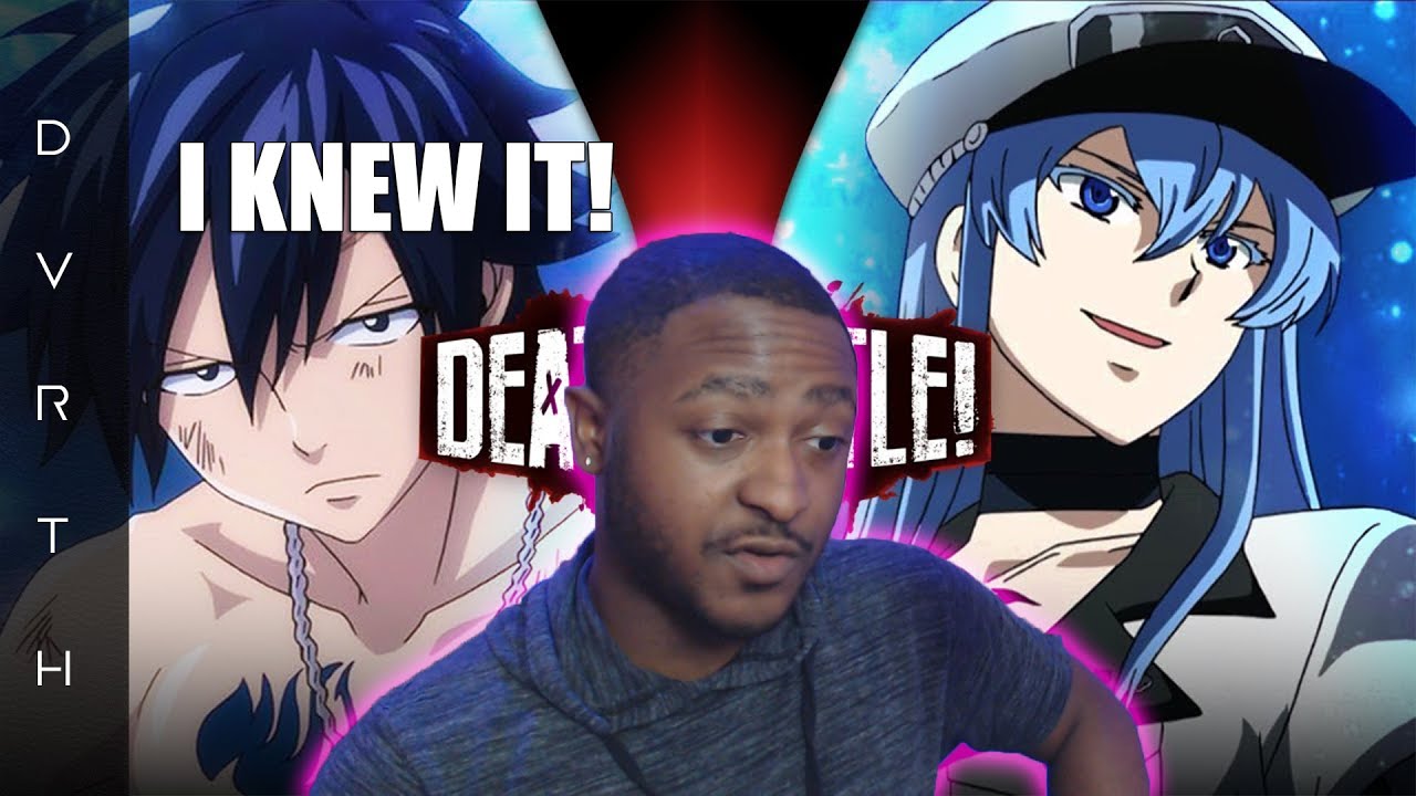 I KNEW IT!! Reacting to Gray VS Esdeath (Fairy Tail VS Akame ga Kill!) | DEATH BATTLE!
