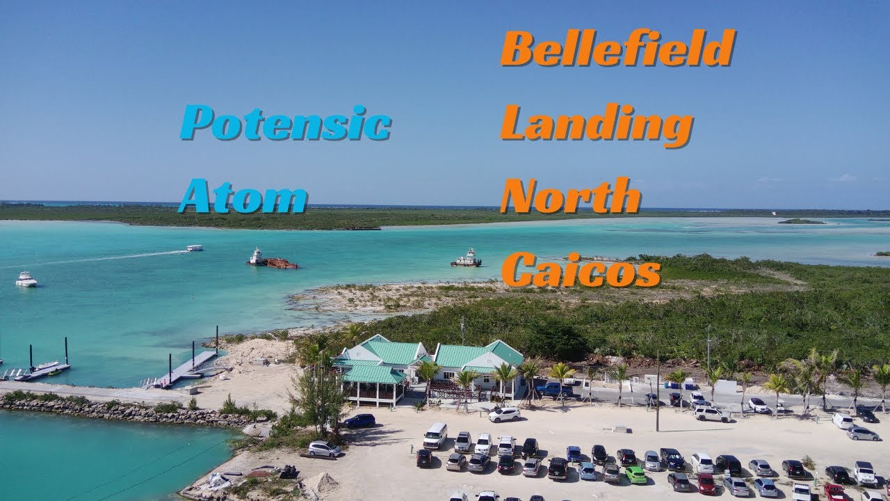 Potensic Atom flight over Bellefield Landing, North Caicos, Turks and Caicos Islands