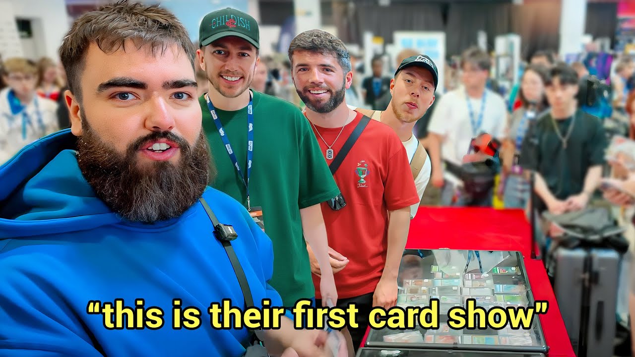 The SIDEMEN Came to My Table! | Pokémon Vendor POV in London!