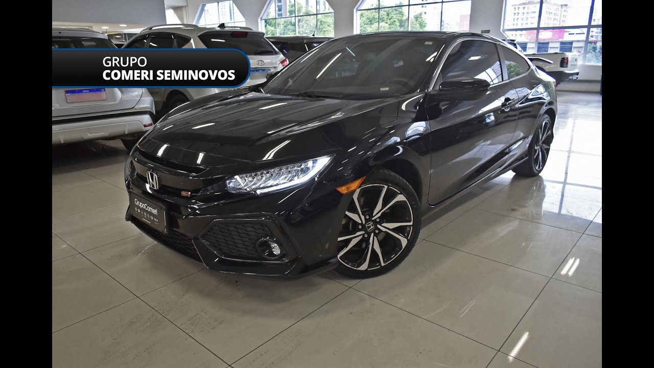 Comeri Nissan | Honda Civic G10 Coupé Si 1.5 Turbo Manual 6M 2019 Preto | Apenas 19.609 km